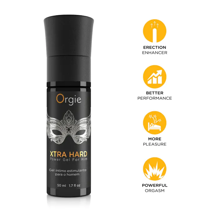 Гель для посилення ерекції члена Orgie Xtra Hard Power Gel For Him, 50 мл — фото 3