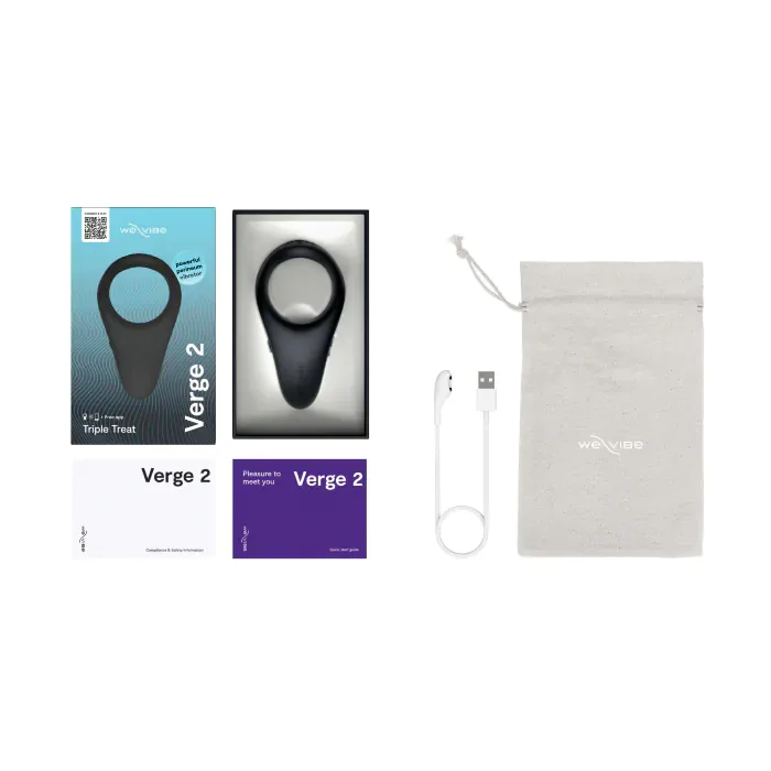 Смарт віброкільце We-Vibe Verge 2 Black — фото 18