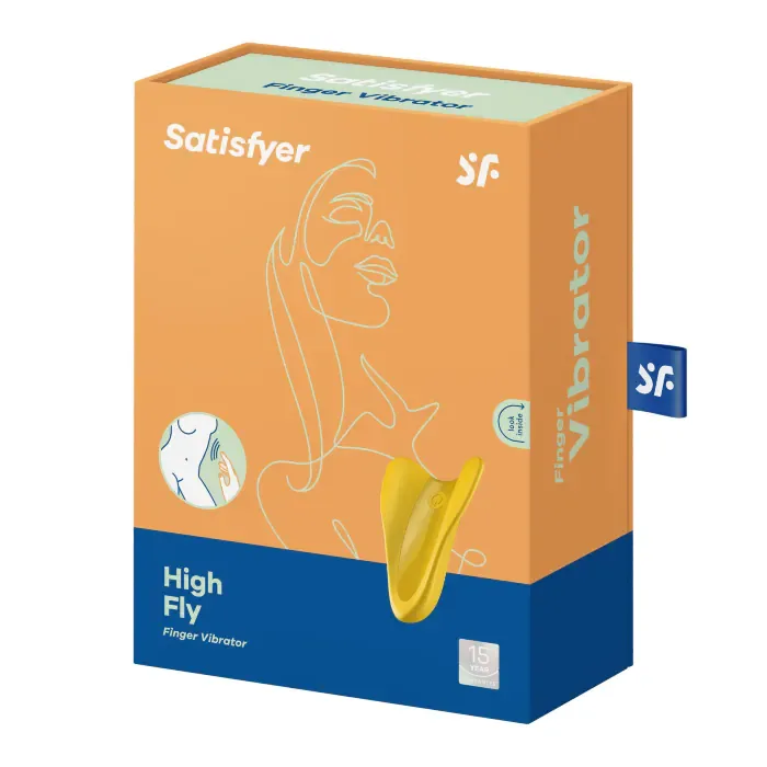 Вібратор на палець Satisfyer High Fly Yellow — фото 8