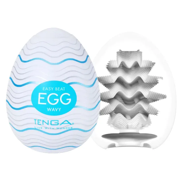 Набір мастурбаторів-яєць Tenga Egg Standard 3 Pack 1 (Wavy, Starry, Cubic) — фото 2