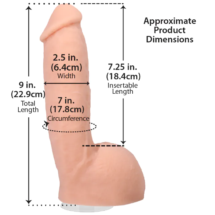 Фалоімітатор Doc Johnson Signature Cocks Girthmasterr — фото 4