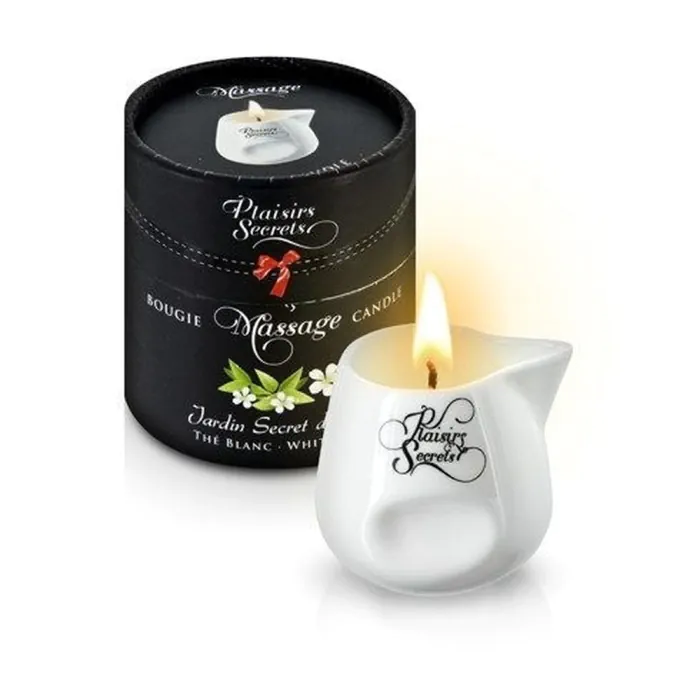 Масажна свічка Plaisir Secret White Tea 80 мл