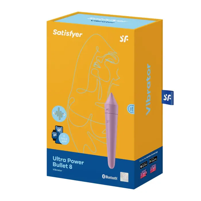 Вібратор для клітора Ultra Power Bullet 8 Lilac — фото 6