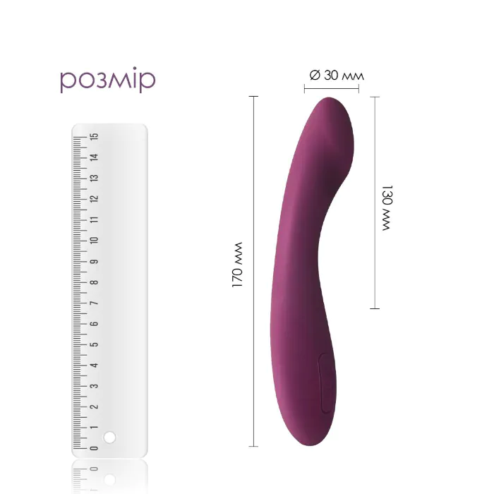 Вібратор для точки G з інтелектуальним режимом Svakom Amy 2 Violet — фото 5