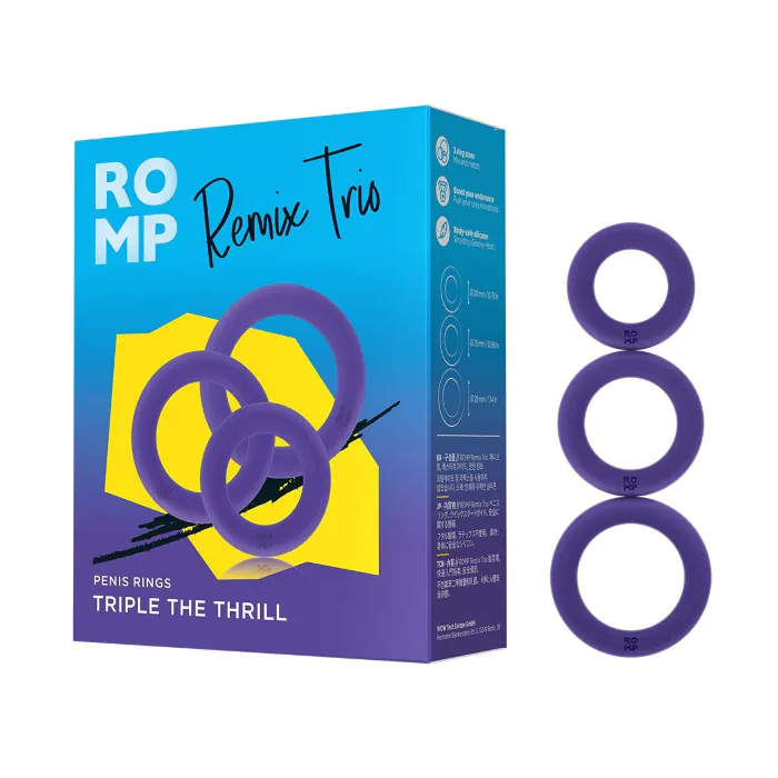Набір ерекційних кілець Romp Remix Trio — фото 8