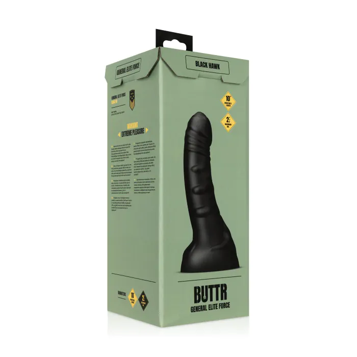 Фалоімітатор BUTTR Black Hawk Curved Anal Dildo — фото 10