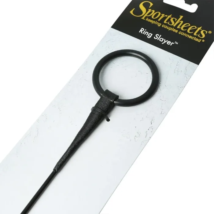 Хлопалка з кільцем Sportsheets Ring Slayer Crop — фото 3