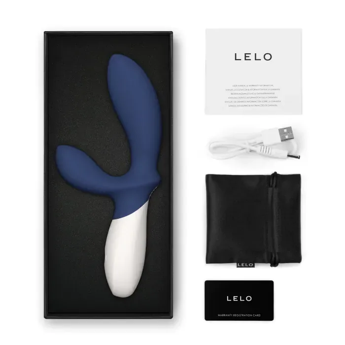 Масажер простати LELO Loki Wave 2 Base Blue — фото 4