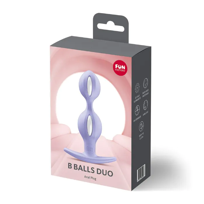 Анальні кульки Fun Factory B Balls Duo Purple — фото 4