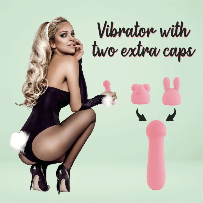 Міні-вібратор FeelzToys Mister Bunny Pink — фото 2