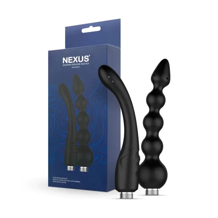 Набір анальних насадок для душу Nexus Advanced Shower Douche Duo Kit — фото 8