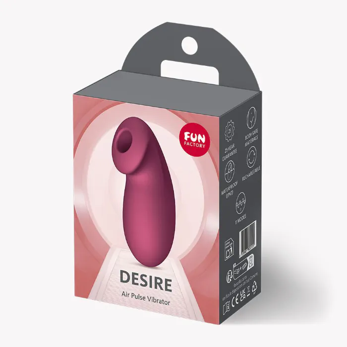 Вакуумний стимулятор Fun Factory Desire Wine Red — фото 6