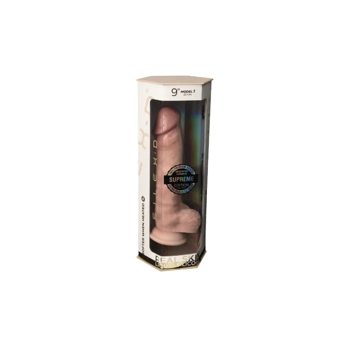Фалоімітатор SilexD Model 1 Premium Real Skin Tomas 9" Flesh — фото 7