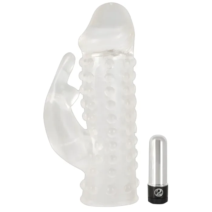 Насадка Vibrating Xtension with Clit-Rabbit — фото 6