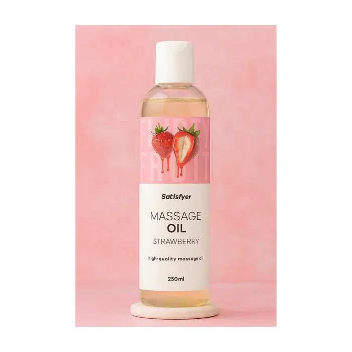 Масажна олія Satisfyer Massage Oil Strawberry 250 мл — фото 7