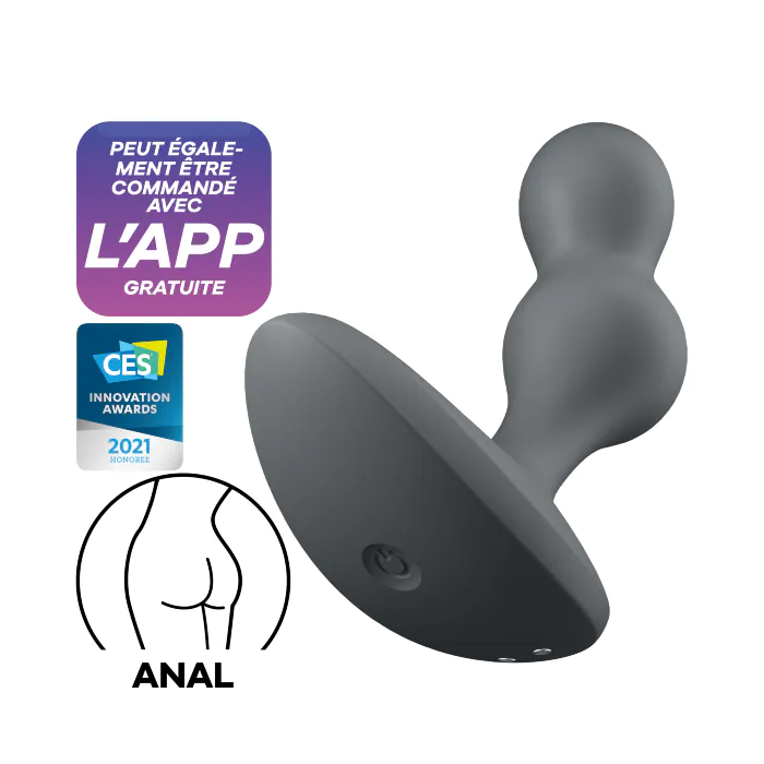 Анальний вібратор Satisfyer Deep Diver grey — фото 13