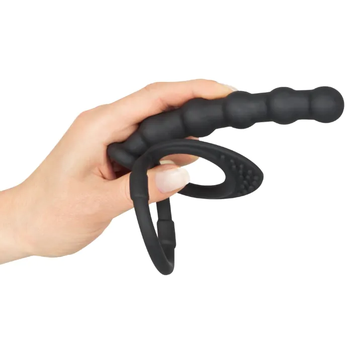 Кільце Black Velvets Cock & ball ring — фото 5