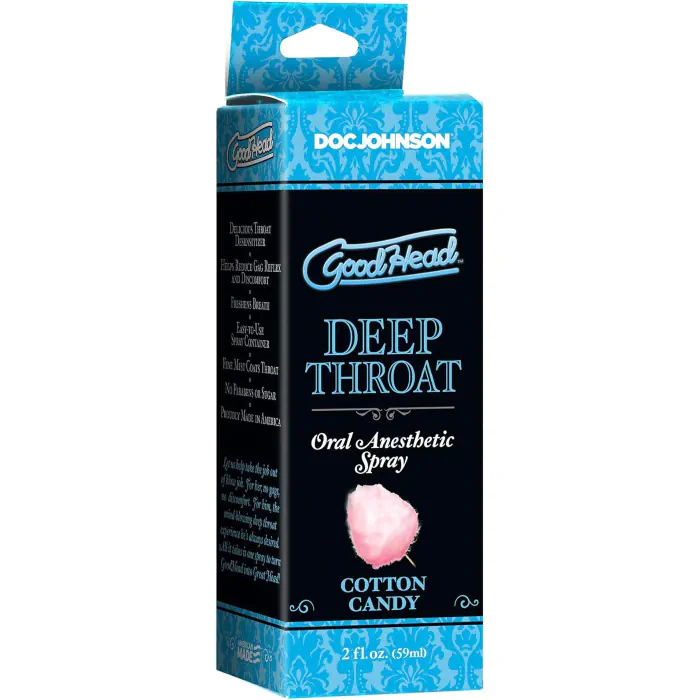 Спрей для мінету Doc Johnson GoodHead DeepThroat Spray Cotton Candy 59 мл — фото 2