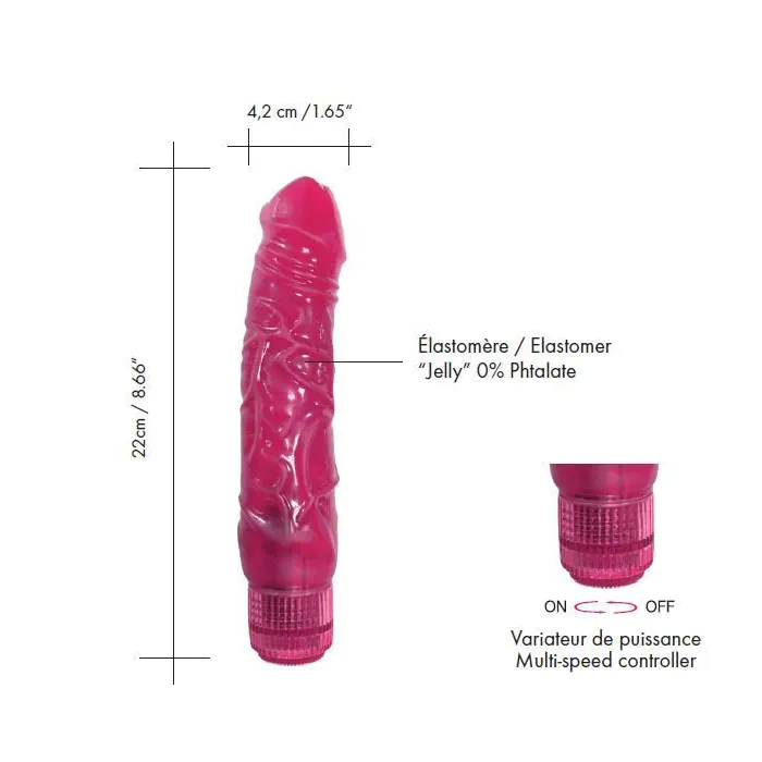 Фалоімітатор вібратор Dorcel Jelly Boy — фото 2