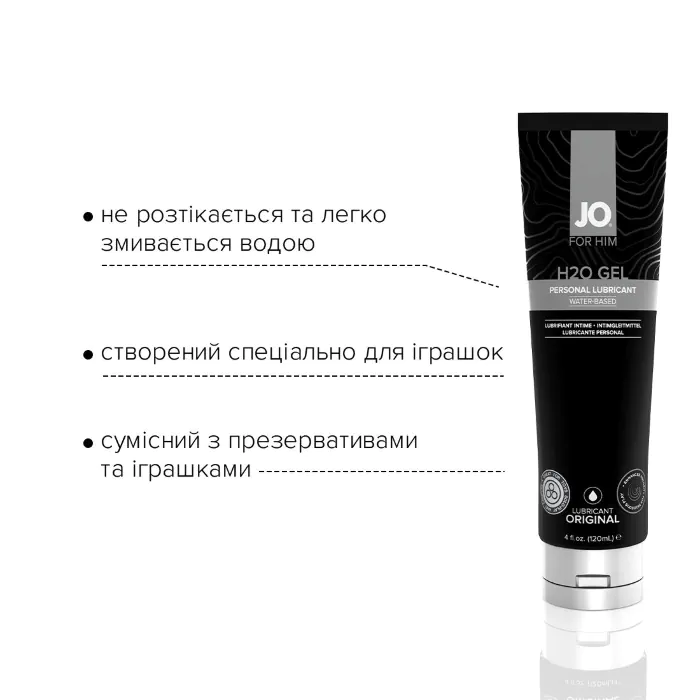 Густий лубрикант JO H2O Gel Original 120 мл — фото 4