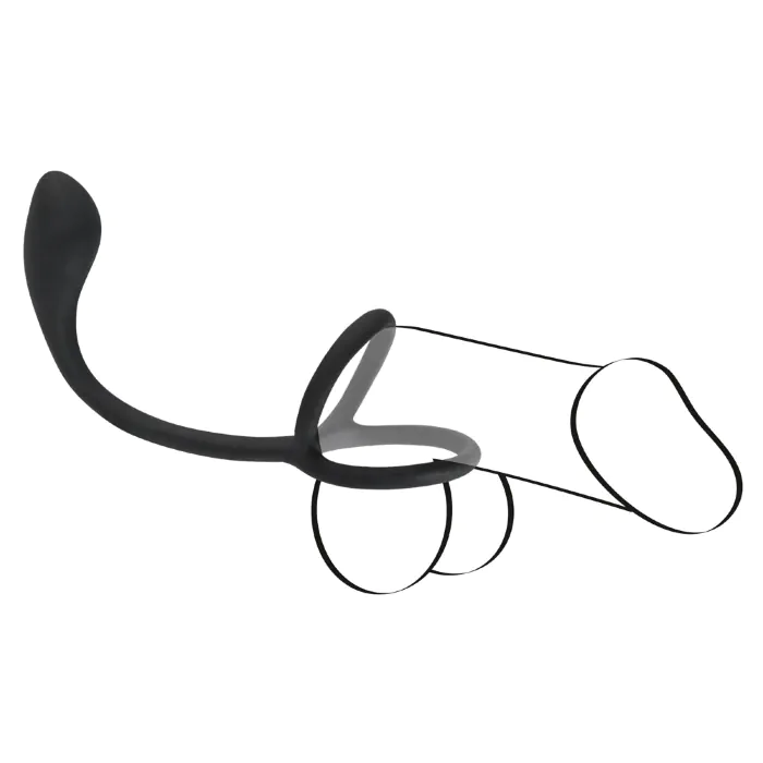 Насадка Black Velvets Cock + Ball ring — фото 7