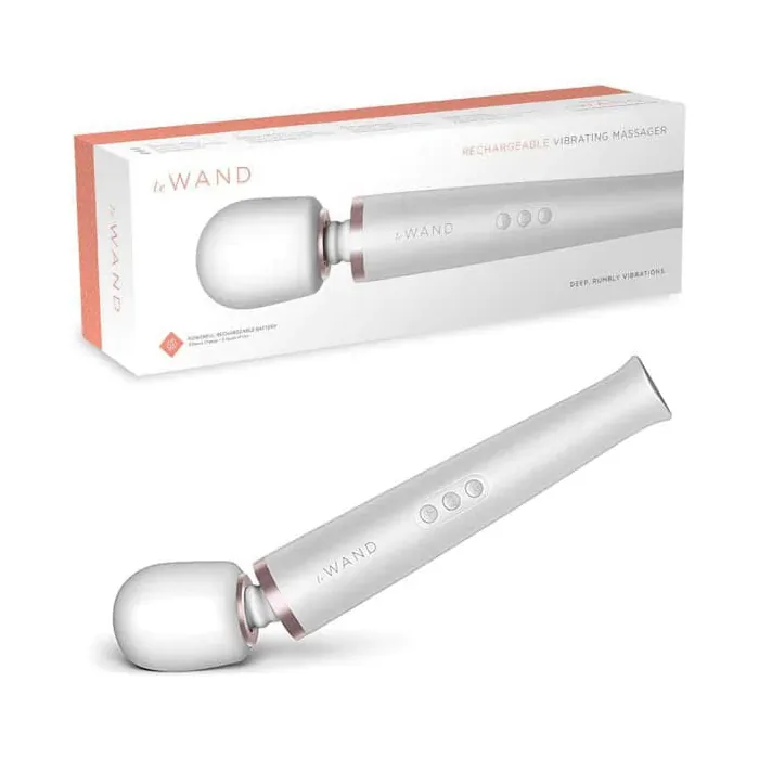 Вібратор le Wand Pearl White