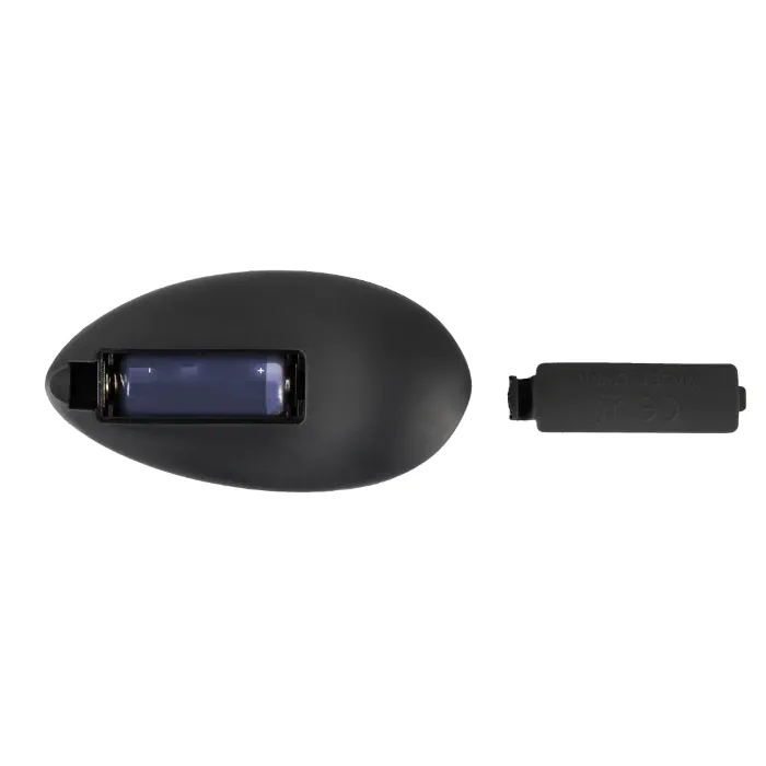 Анальна пробка Black Velvets RC Rotating & Vibrating Plug Black — фото 3