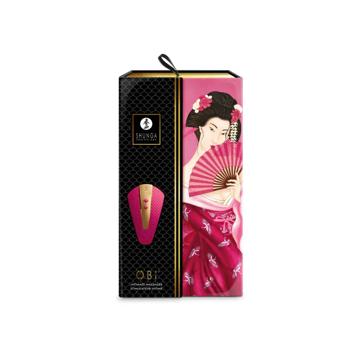 Кліторальний вібратор Shunga Obi Raspberry — фото 6