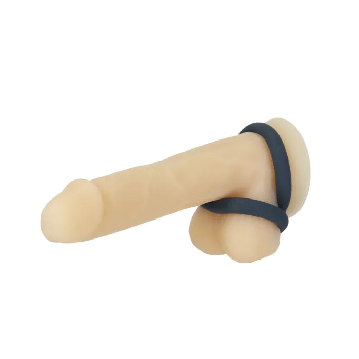 Подвійне ерекційне кільце LUX Active Tug Versatile Silicone Cock Ring — фото 5