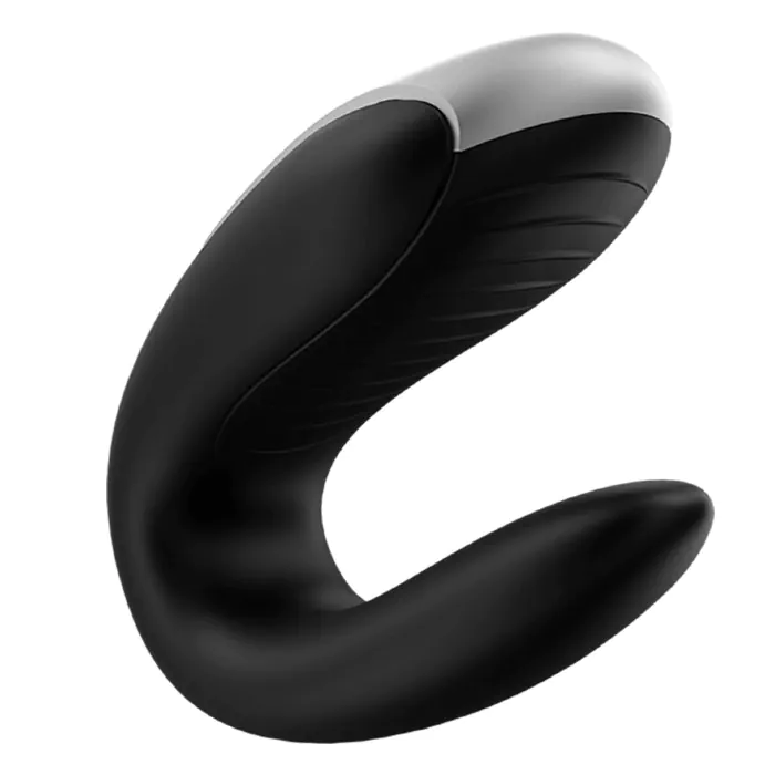 Смарт-вібратор для пар Satisfyer Double Fun Black — фото 2