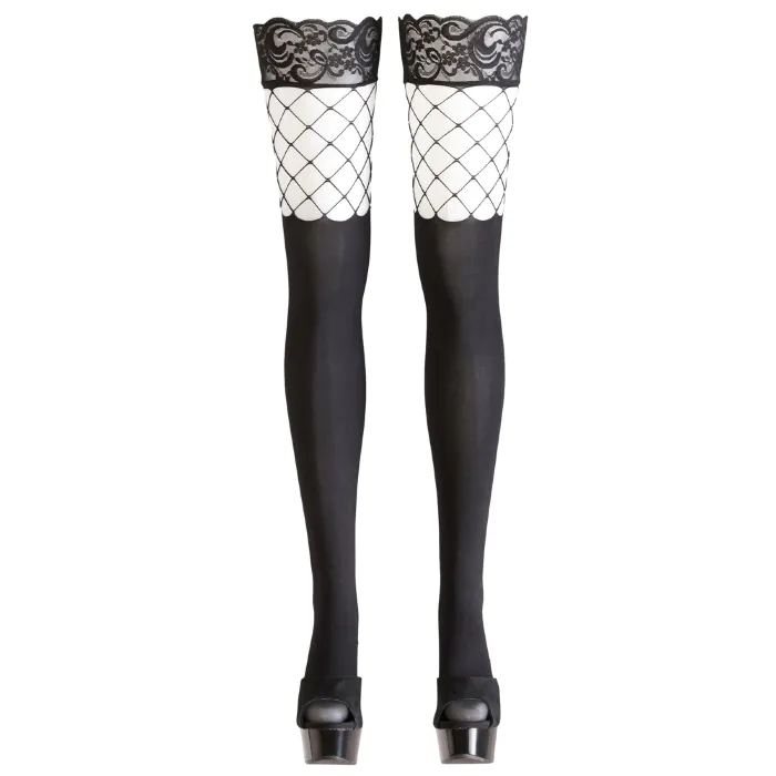 Панчохи Cottelli Collection Legwear Black M/L — фото 5