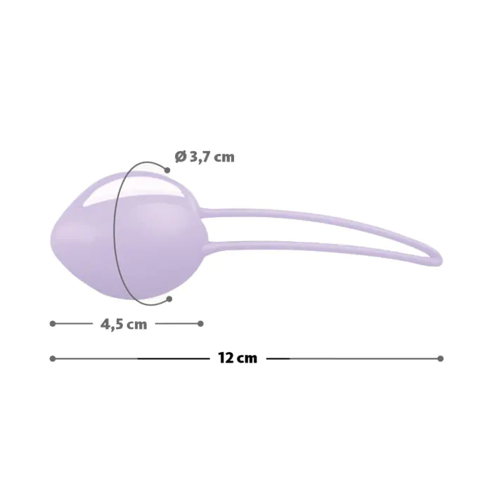 Вагінальна кулька Fun Factory Smartballs Uno White - Pastel Lilac — фото 3