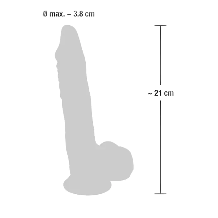Фалоімітатор Medical Silicone 21 см — фото 8