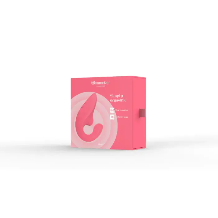 Вібратор кролик з вакуумною стимуляцією Womanizer Blend Vibrant Rose — фото 18