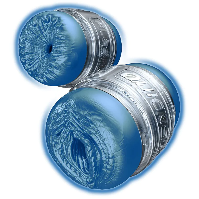 Мастурбатор Fleshlight Quickshot Alien Metallic Blue — фото 7