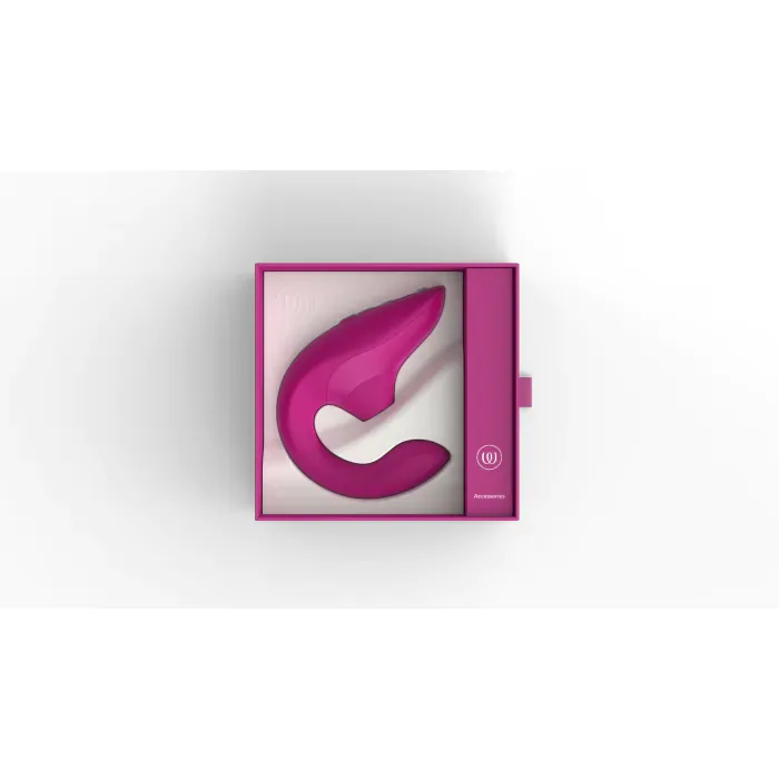 Вібратор кролик з вакуумною стимуляцією Womanizer Blend Vibrant Pink — фото 17