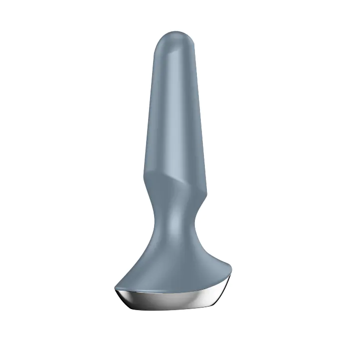 Анальна вібропробка Satisfyer Plug-ilicious 2 Silver — фото 4