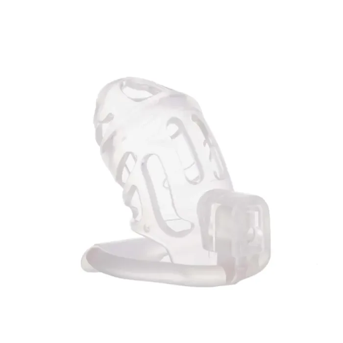 Клітка для пеніса Lockink Sevanda Plastic Chastity Cage Transparent — фото 2