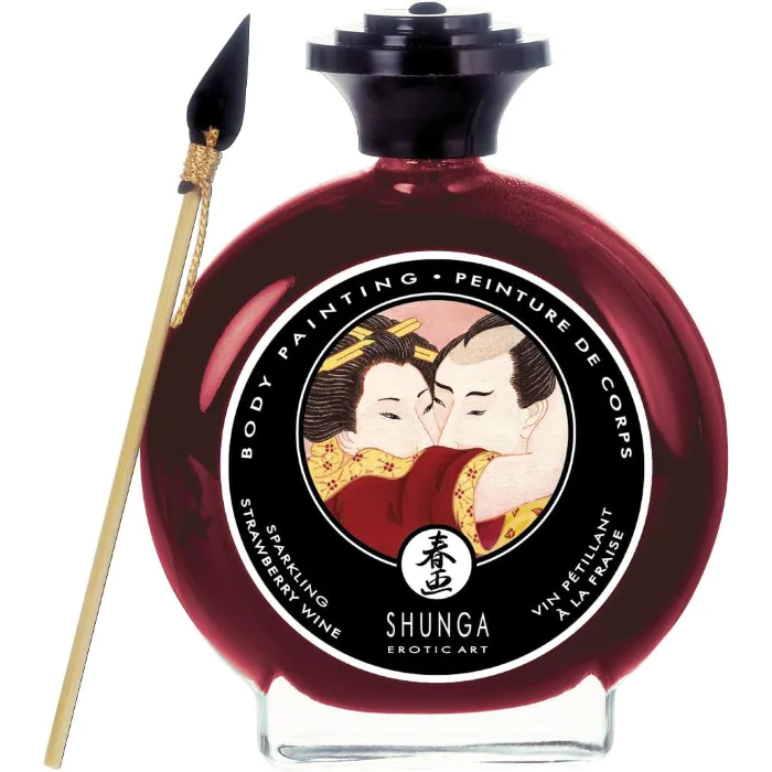 Їстівна фарба Shunga Erotic Art Strawberry Wine 100 мл