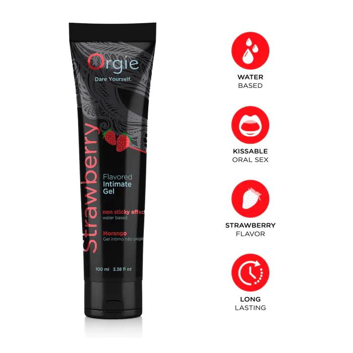 Лубрикант Orgie Lube Tube Strawberry 100 мл — фото 3
