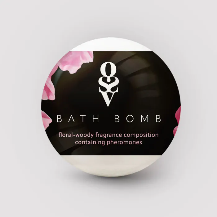 Бомбочка для ванни з феромонами Obsessive Bath bomb Floral Woody 100 г — фото 2
