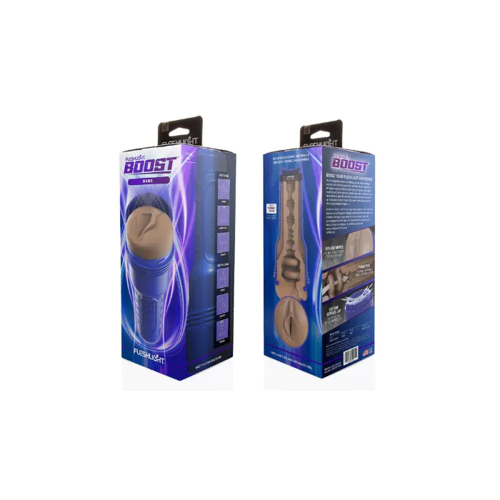 Мастурбатор Fleshlight Boost Bang Medium Dark Flesh — фото 5
