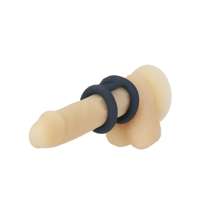 Подвійне ерекційне кільце LUX Active Tug Versatile Silicone Cock Ring — фото 4