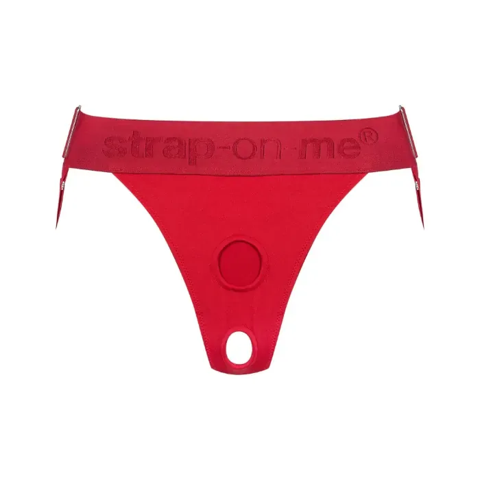 Трусики для страпона Strap-On-Me Harnais Lingerie Unique One Size Red