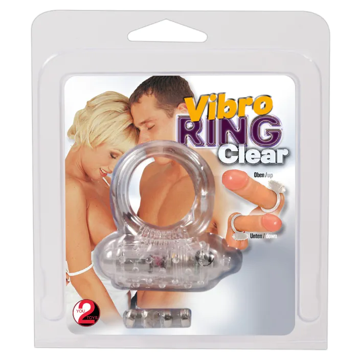 Віброкільце Vibro Ring Clear — фото 2