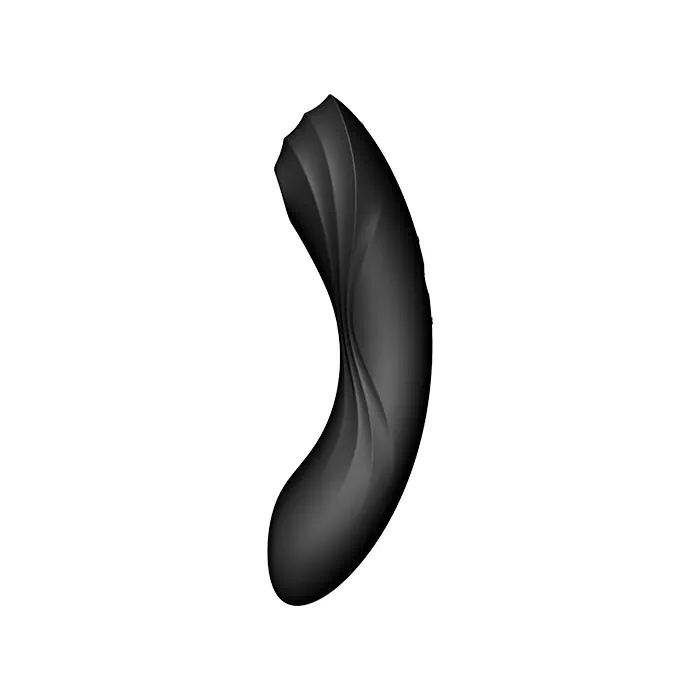 Вакуумний стимулятор з вібрацією Satisfyer Curvy Trinity 4 Black — фото 2