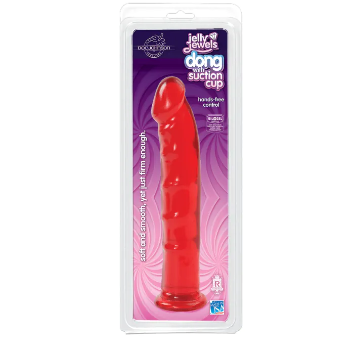 Фалоімітатор Doc Johnson Jelly Jewels Dong & Suction Cu — фото 2