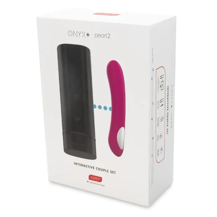 Набір для сексу на відстані для двох Kiiroo Onyx and Pearl 2 Couple Set Purple — фото 2
