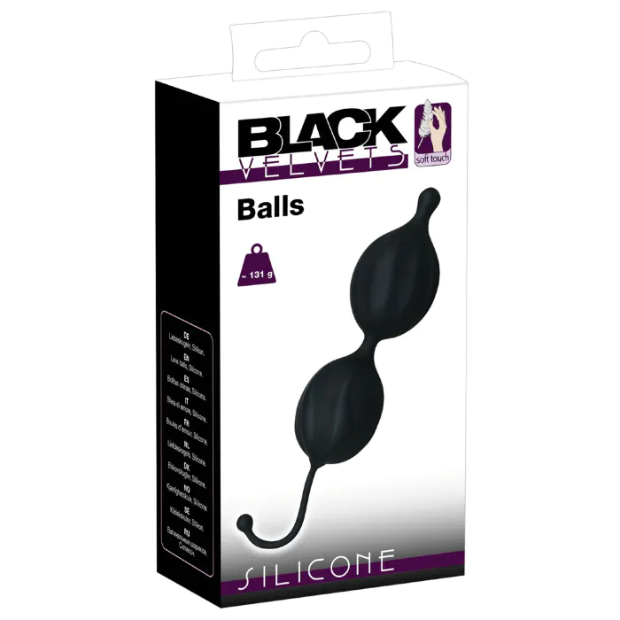 Вагінальні кульки Black Velvets Silicone Balls — фото 6