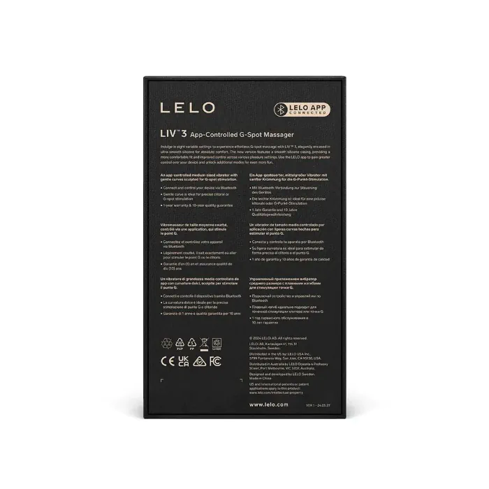 Вібратор LELO Liv 3 Plum — фото 5